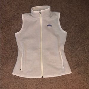 Cream colored Patagonia vest!